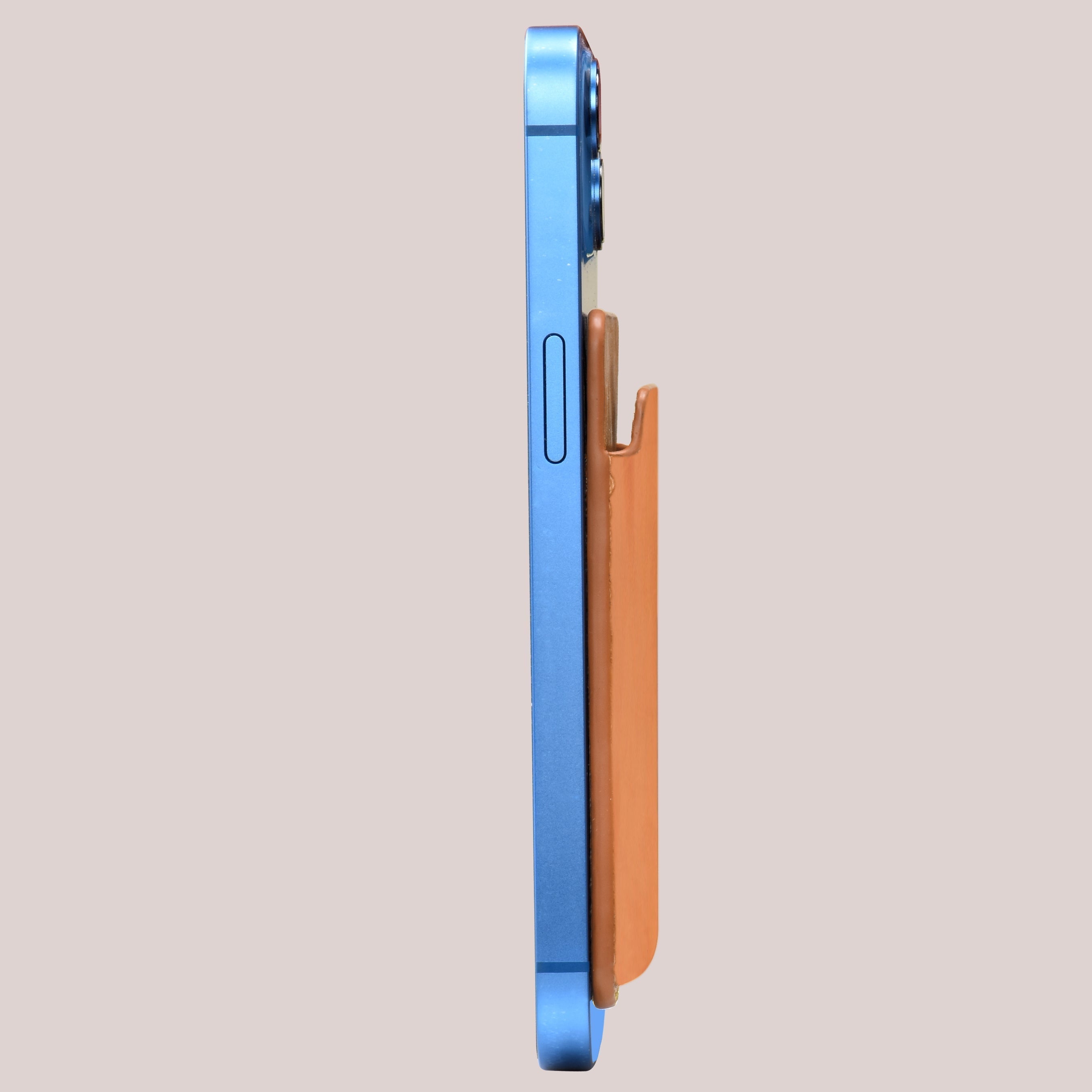 Buy online Apple iPhone leather wallet with magsafe