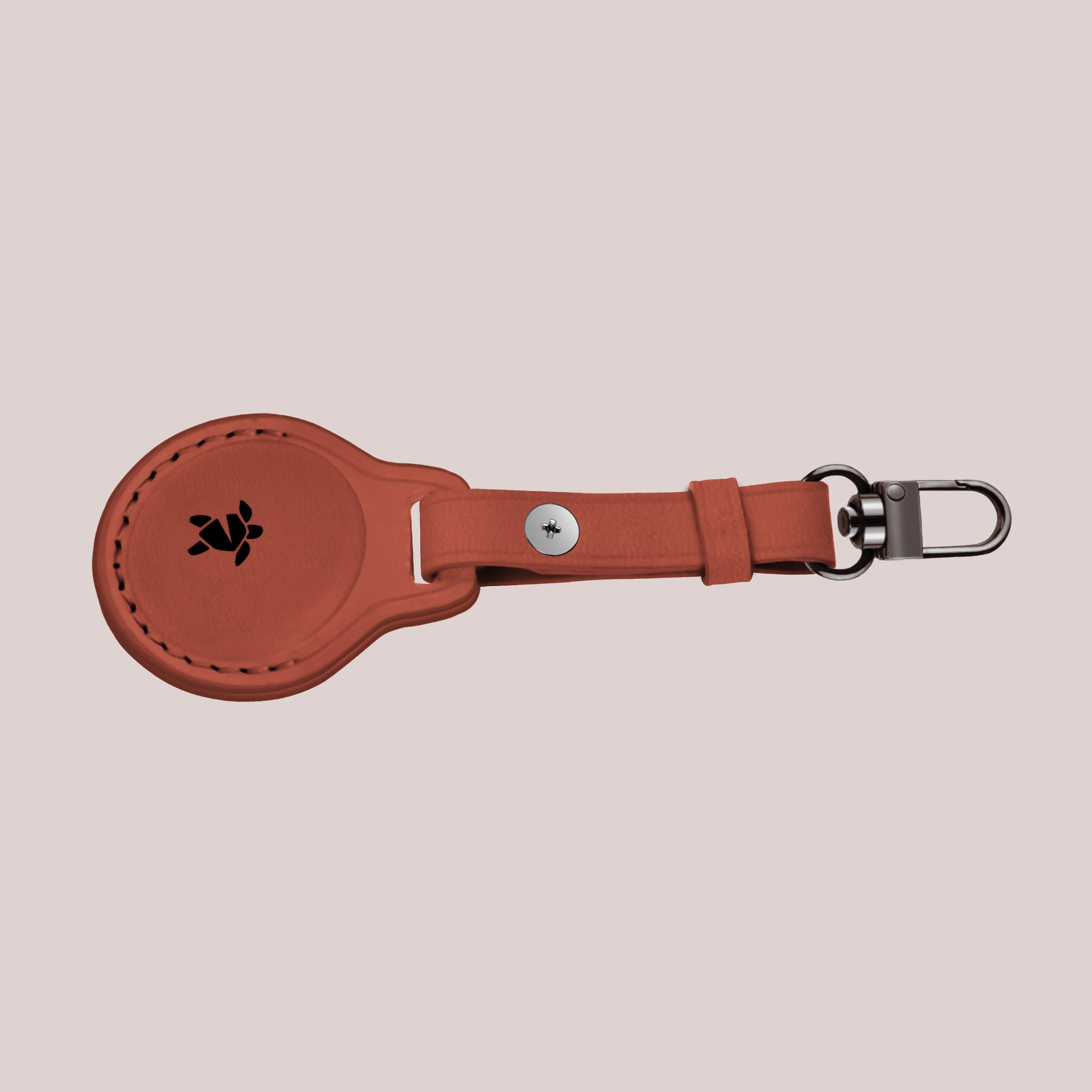 Shop for brown leather airtag case online