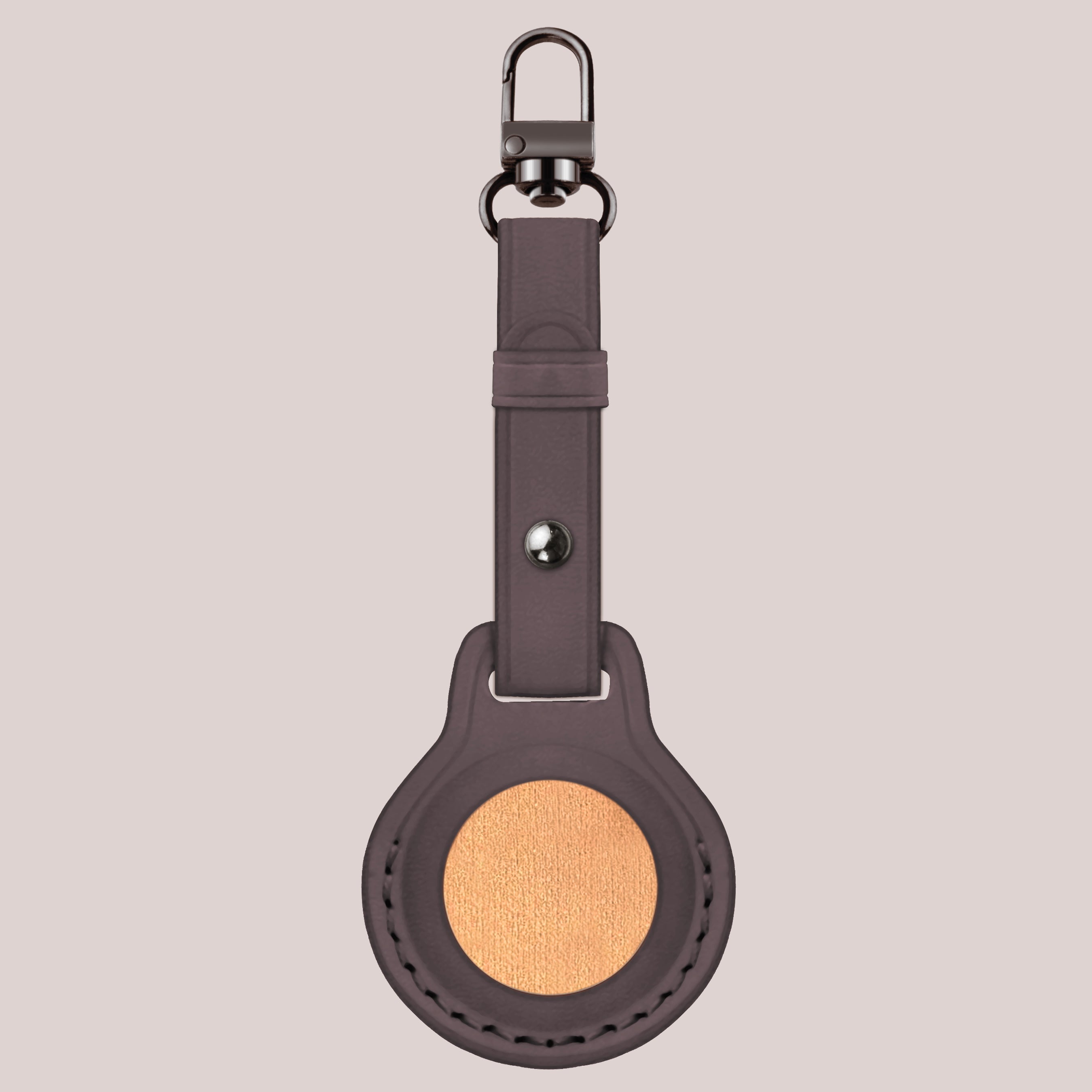 Get the best deal on grey leather airtag case online