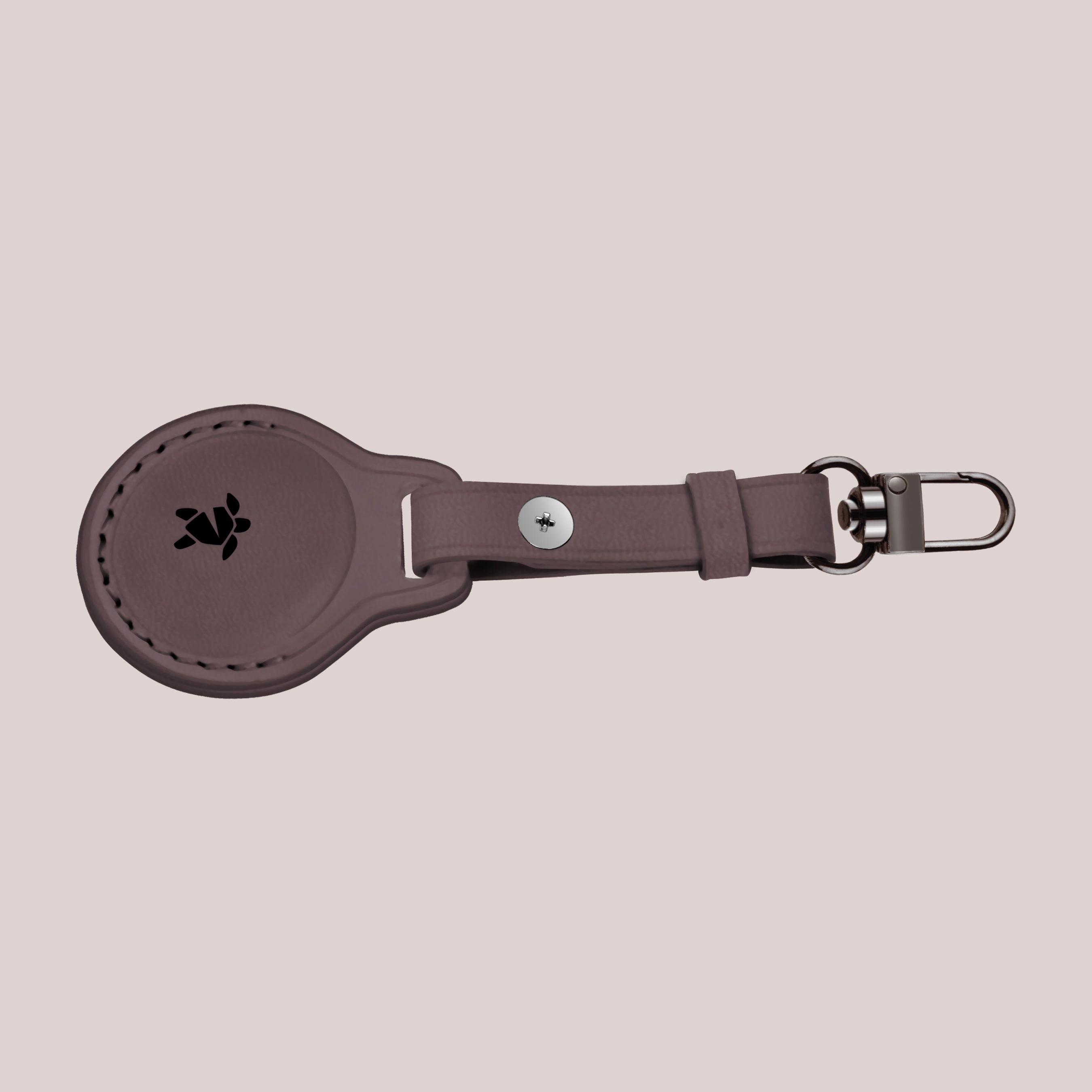 Shop for grey leather airtag case online