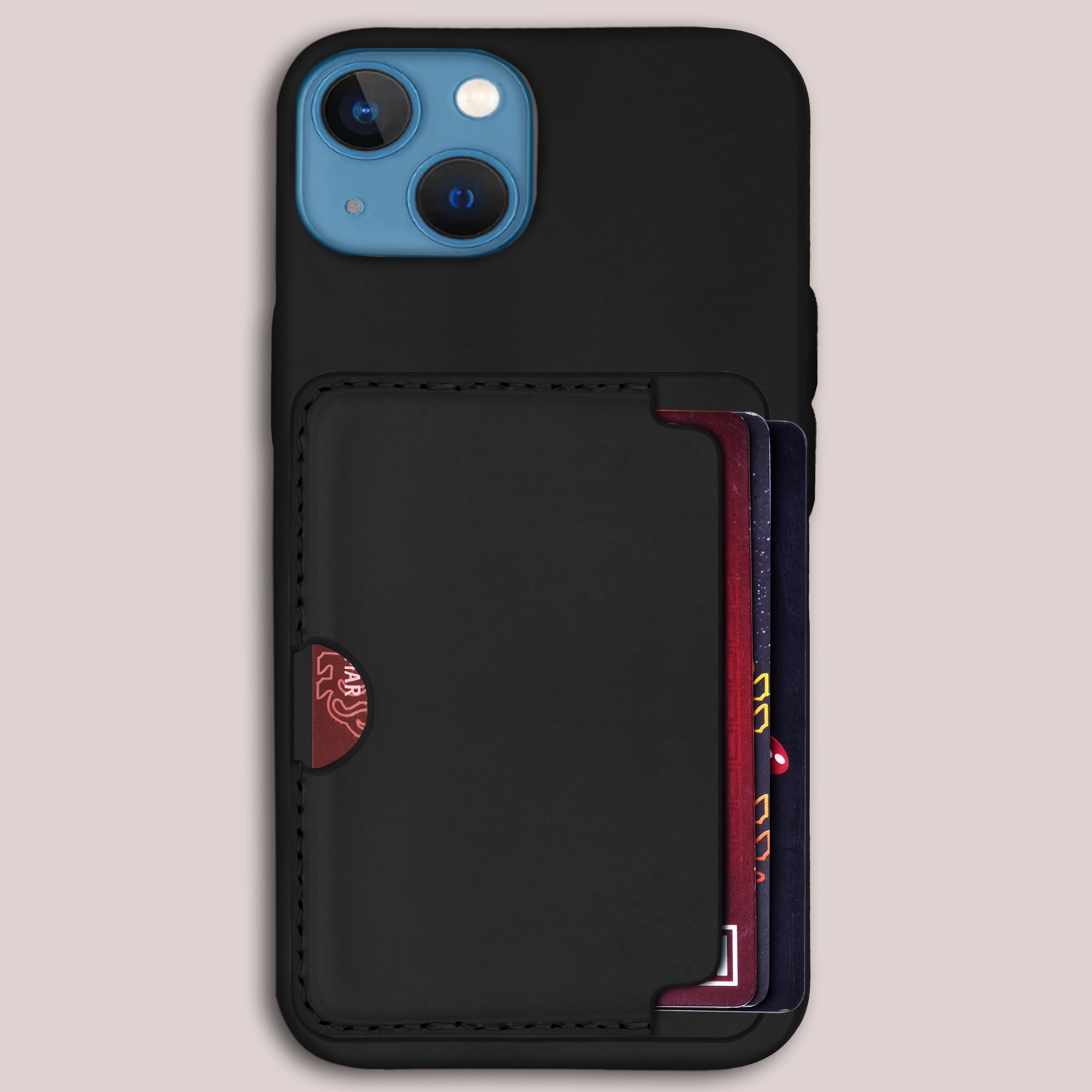 Buy online Apple iPhone leather wallet with magsafe