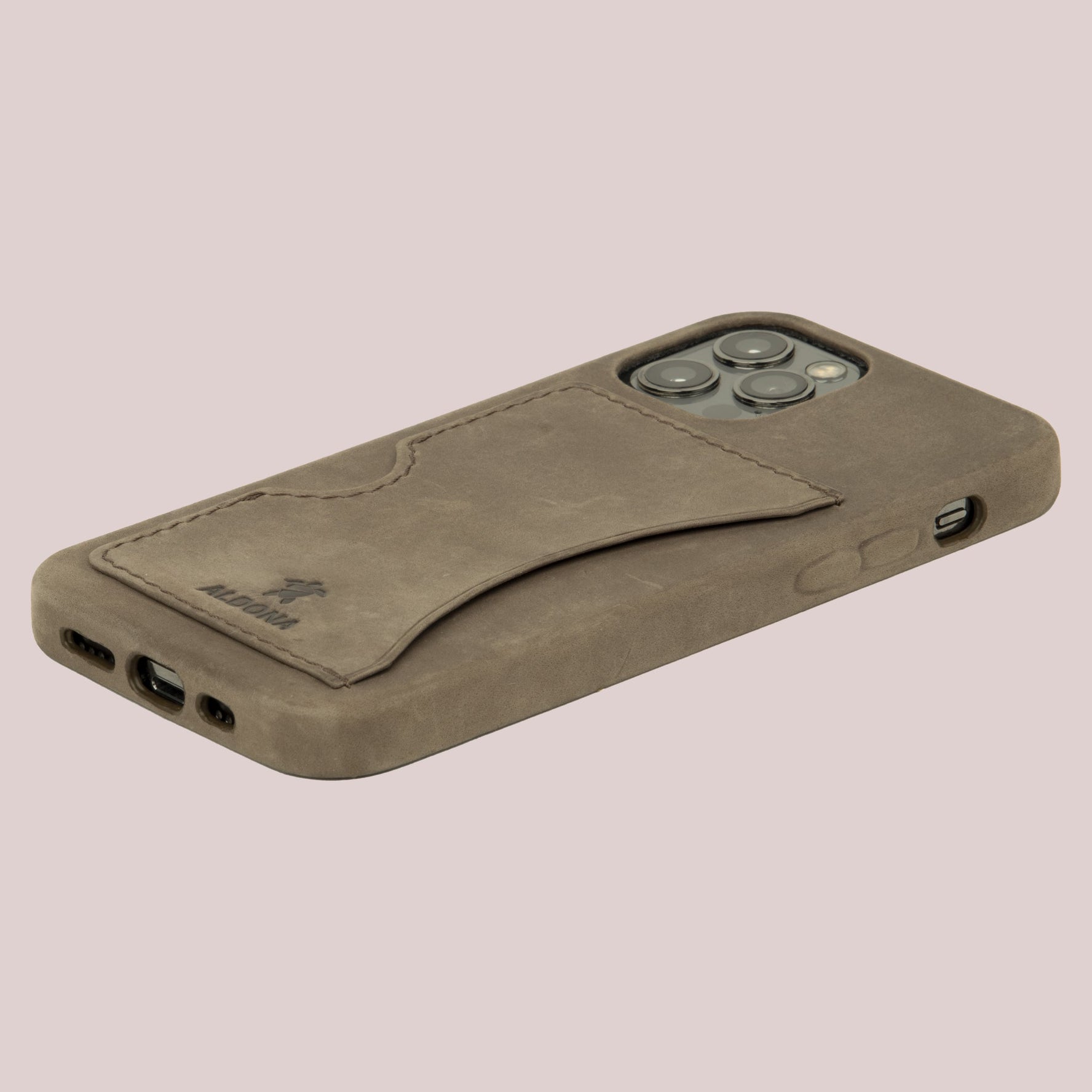 Baxter Card Case for iPhone 13 - Burnt Tobacco