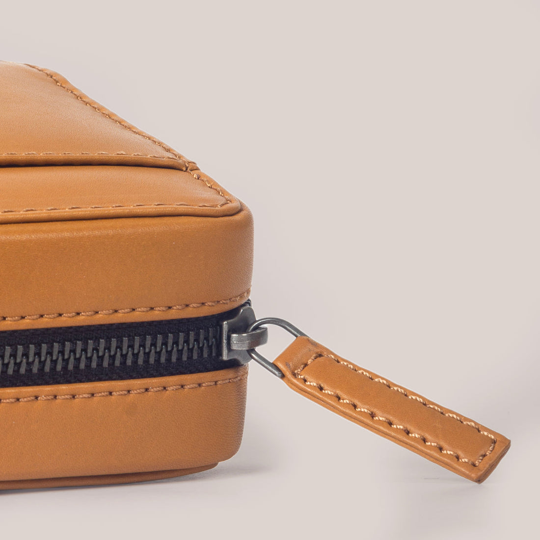 Order Online Travel Leather Pouch - Tan