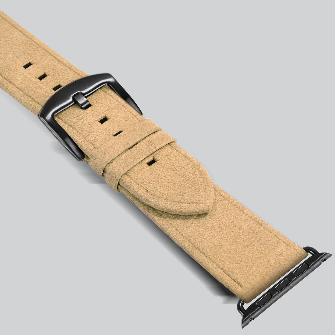 Amar Leather Apple Watch Strap - 42 mm / 44 mm / 45 mm / 49 mm - Natural Camel Colour