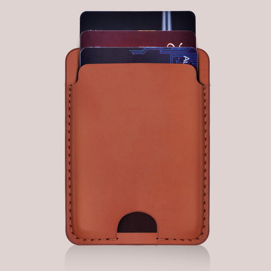 Iphone wallet with magsafe - Tan