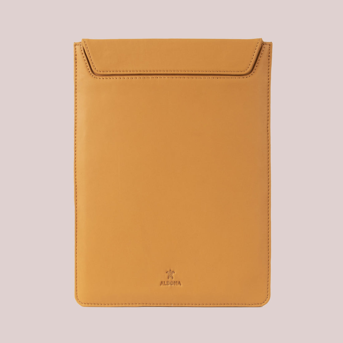 Macbook leather case in Yellow color