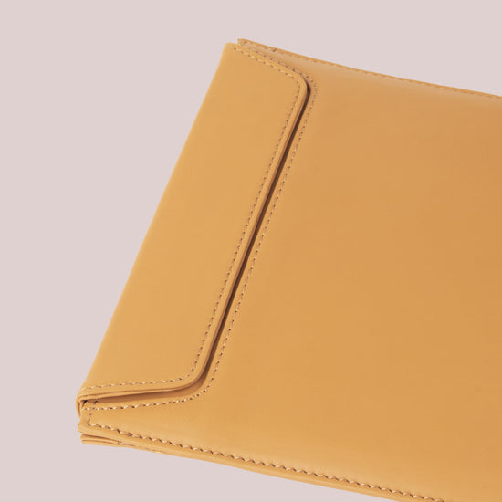 Shop Online Macbook leather sleeve in yellow color
