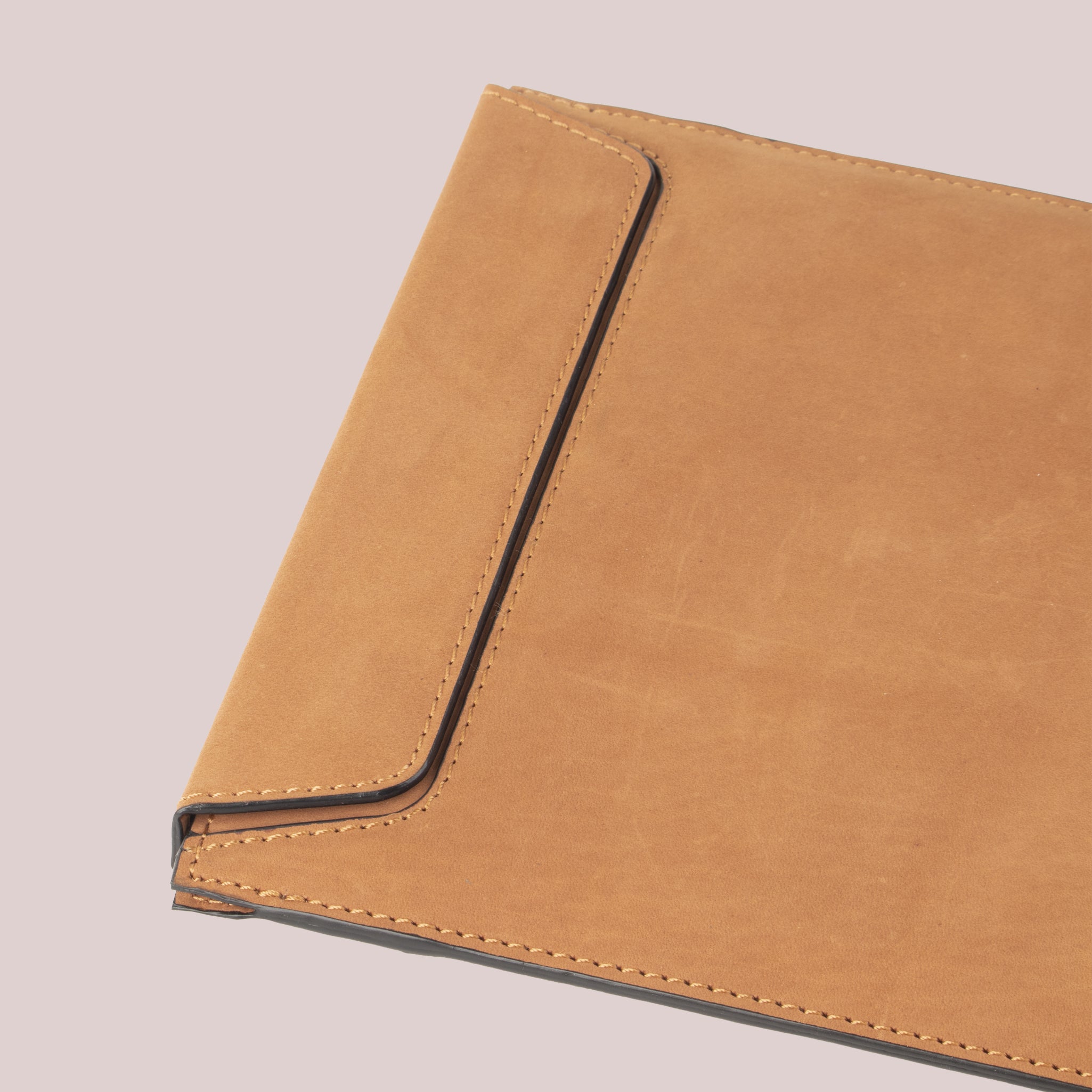 Buy Tan leather sleeve with a flap for Macbook laptops