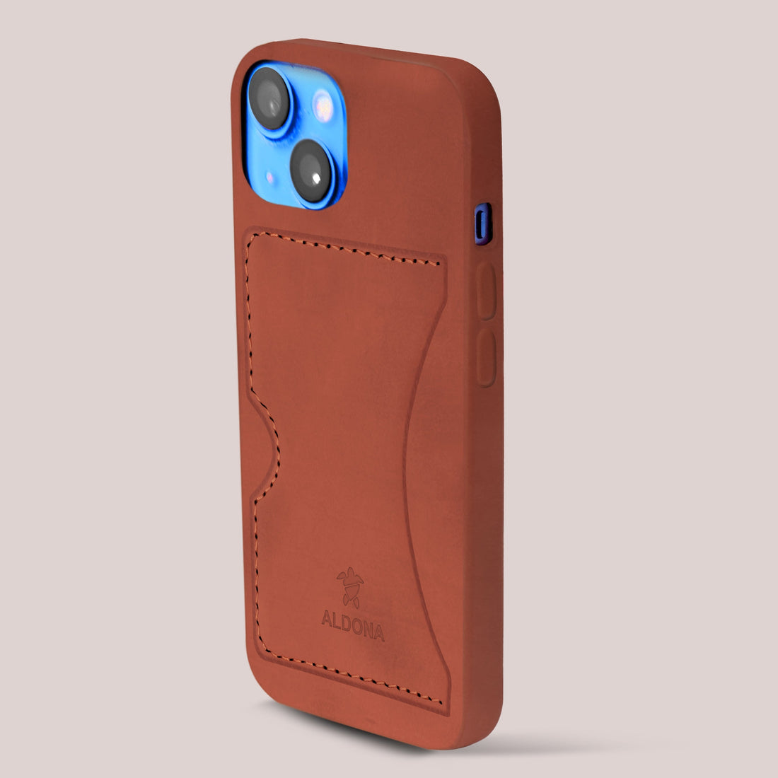 Baxter Card Case for iPhone 12 Pro Max - Cognac