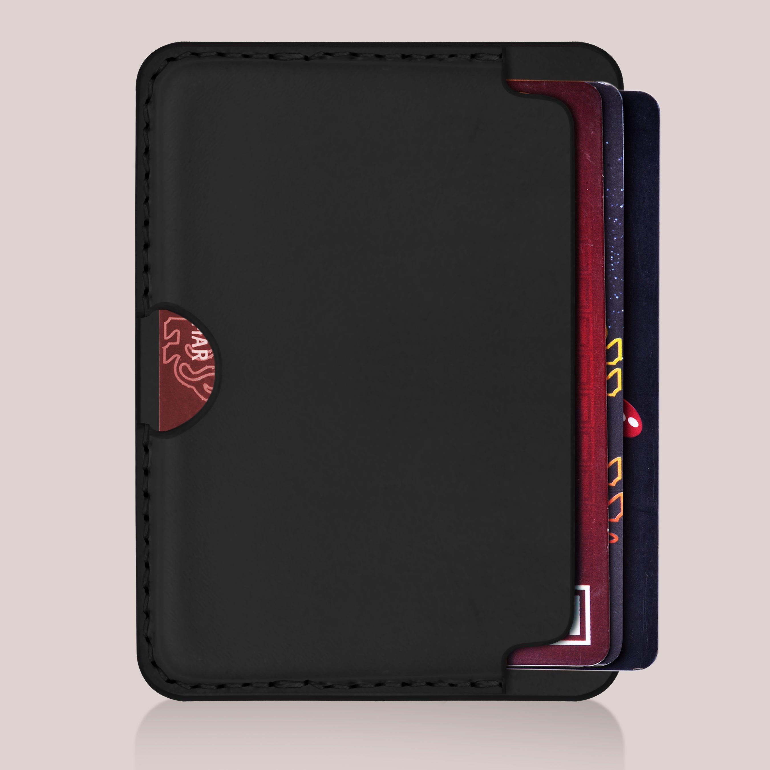 Buy iphone leather wallet with magsafe - Black