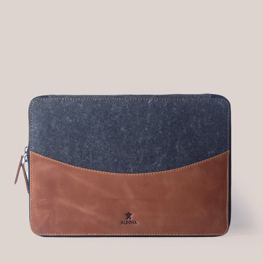 Microsoft Surface Book 13.5 Zippered Laptop Case - Felt and Tan Crunch