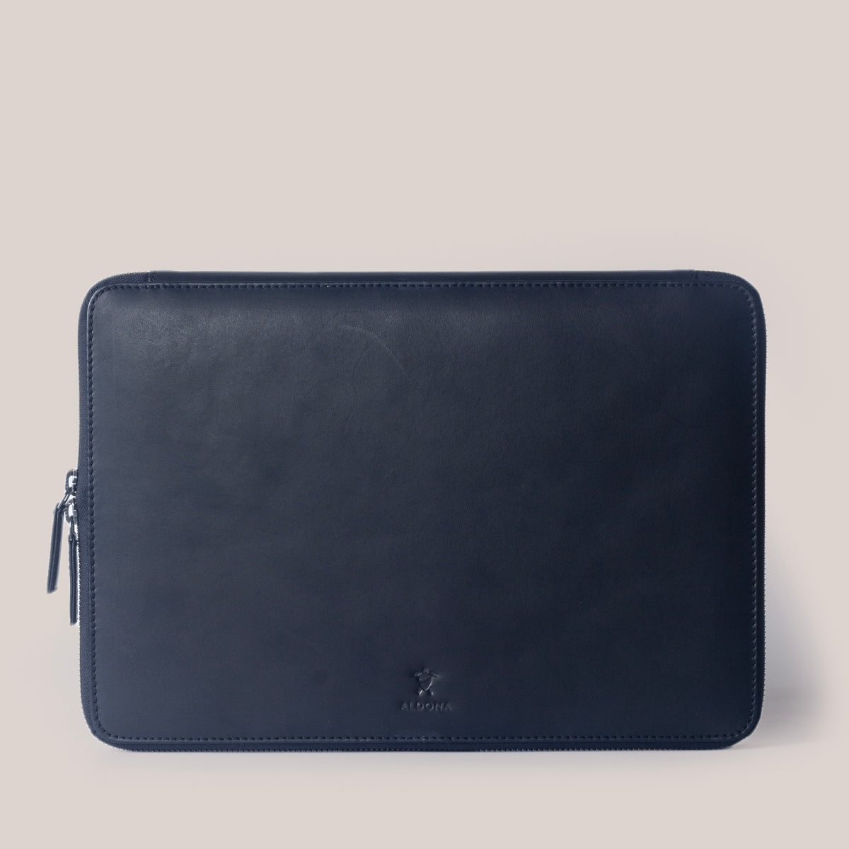 Leather Zippered Sleeve for Macbook Pro 13 (Onyx Black)