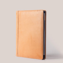 Load image into Gallery viewer, Leather Padfolio A4 - Vintage Tan

