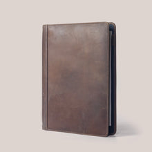 Load image into Gallery viewer, Leather Padfolio A4 - Vintage Tan
