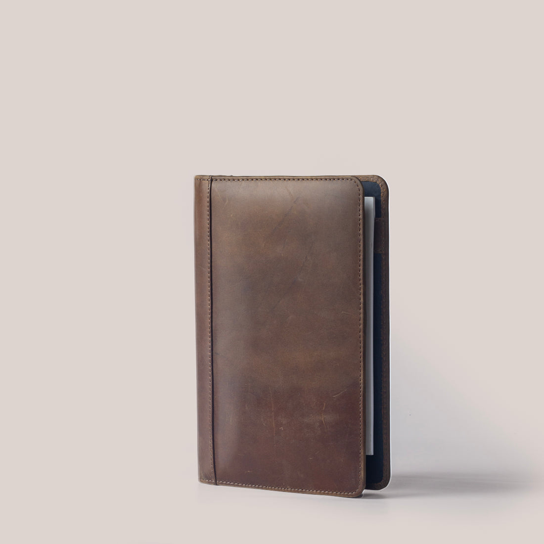 Leather Padfolio A5 - Vintage Tan