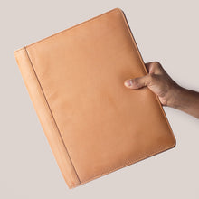 Load image into Gallery viewer, Leather Padfolio A4 - Vintage Tan
