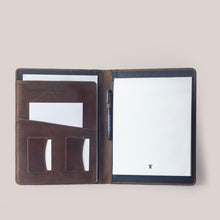 Load image into Gallery viewer, Leather Padfolio A4 - Vintage Tan

