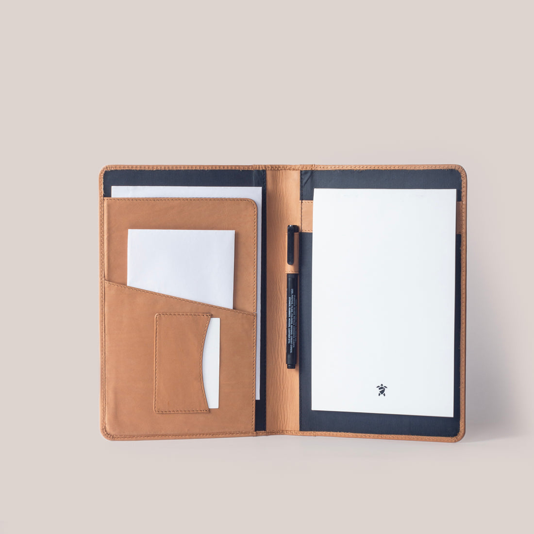 Leather Padfolio A5 - Vintage Tan