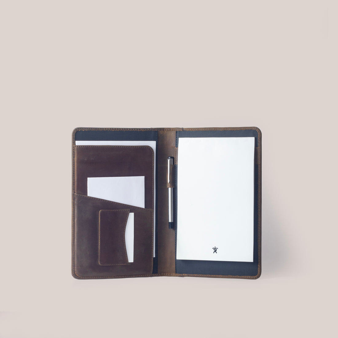 Leather Padfolio A5 - Vintage Tan