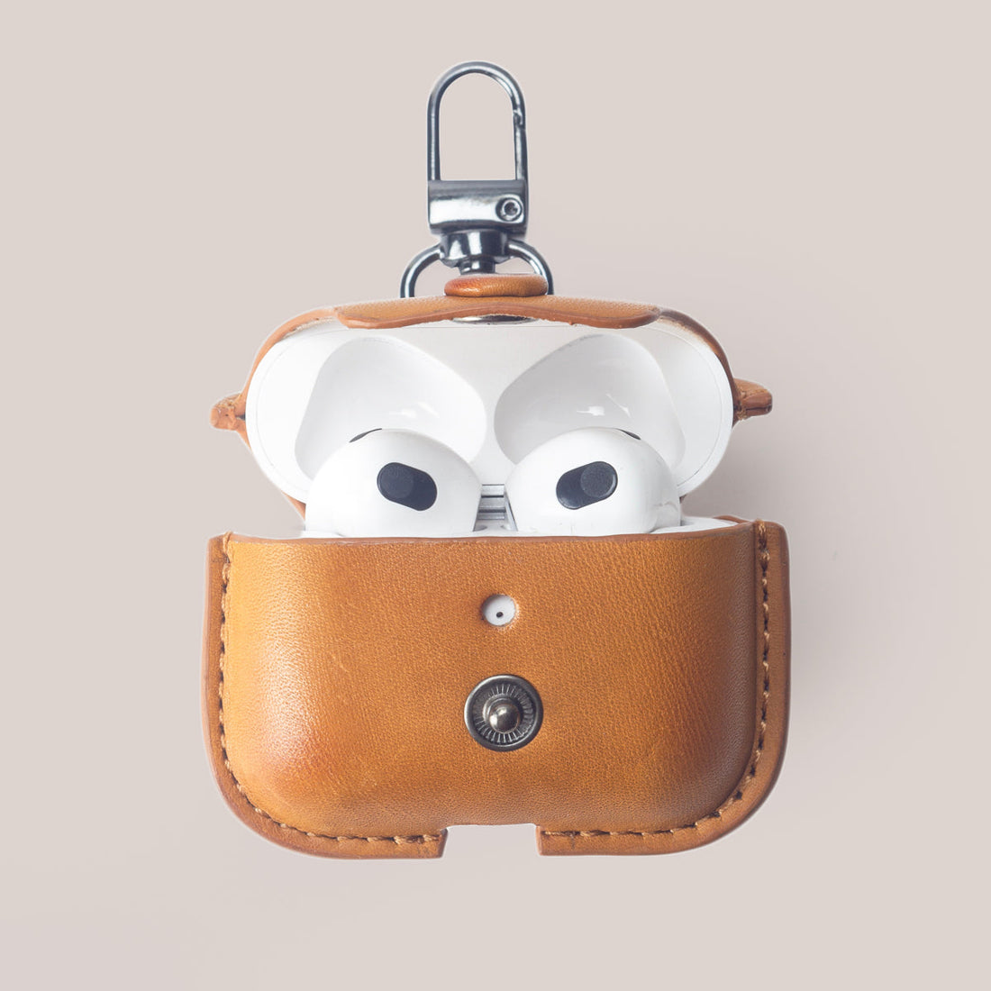 Leather AirPods Pro 1, AirPods Pro 2 Case - Burnt Tobacco