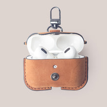 Load image into Gallery viewer, Leather AirPods Pro 1, AirPods Pro 2 Case - Vintage Tan
