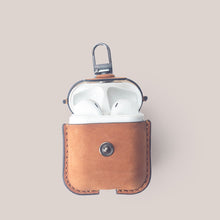 Load image into Gallery viewer, Leather AirPods 1, AirPods 2 Case - Vintage Tan
