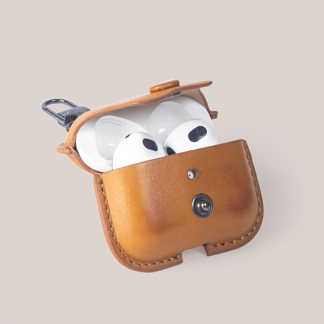 Leather AirPods 3 - Vintage Tan