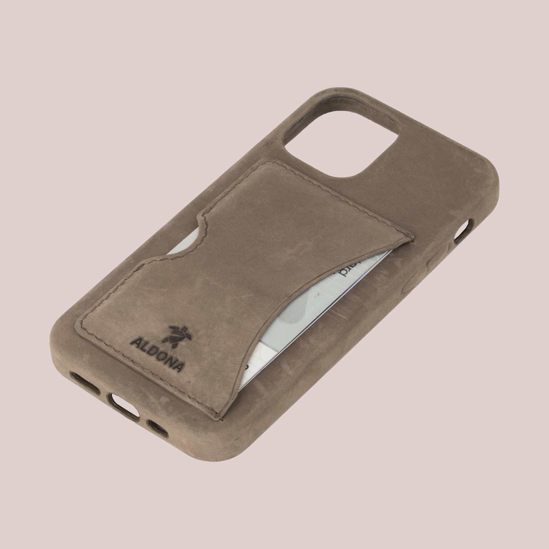 Baxter Card Case for iPhone 12 Pro Max - Burnt Tobacco