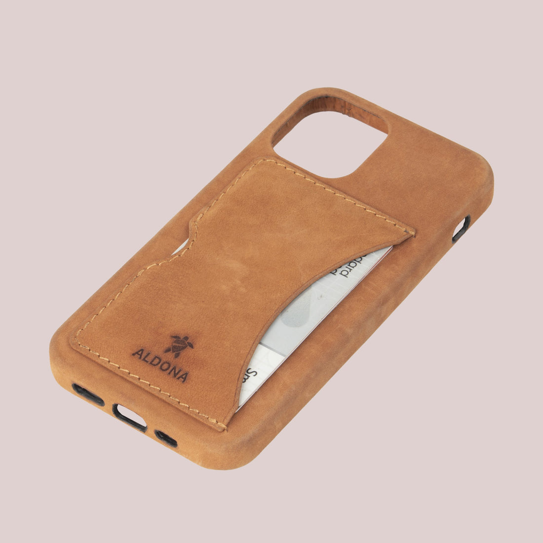 Baxter Card Case for iPhone 13 Pro - Vintage Tan