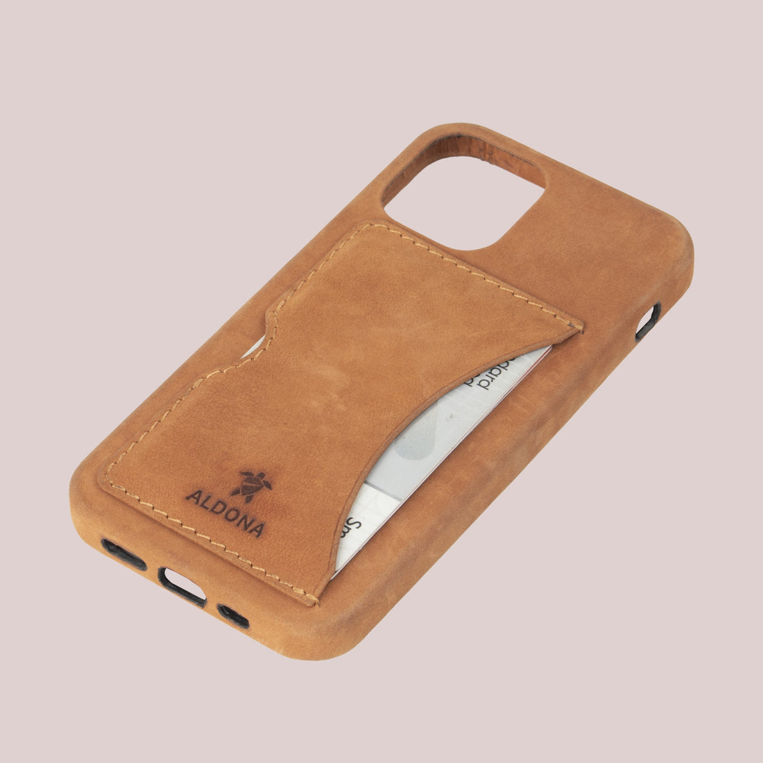 Baxter Card Case for iPhone 13 Pro Max - Vintage Tan