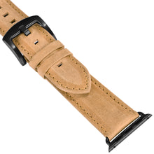 Load image into Gallery viewer, Encantar Leather Apple Watch Strap - 38 mm / 40 mm - Natural Camel Colour
