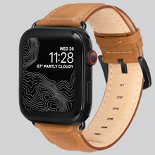 Load image into Gallery viewer, Encantar Leather Apple Watch Strap - 42 mm / 44 mm - Vintage Tan Colour
