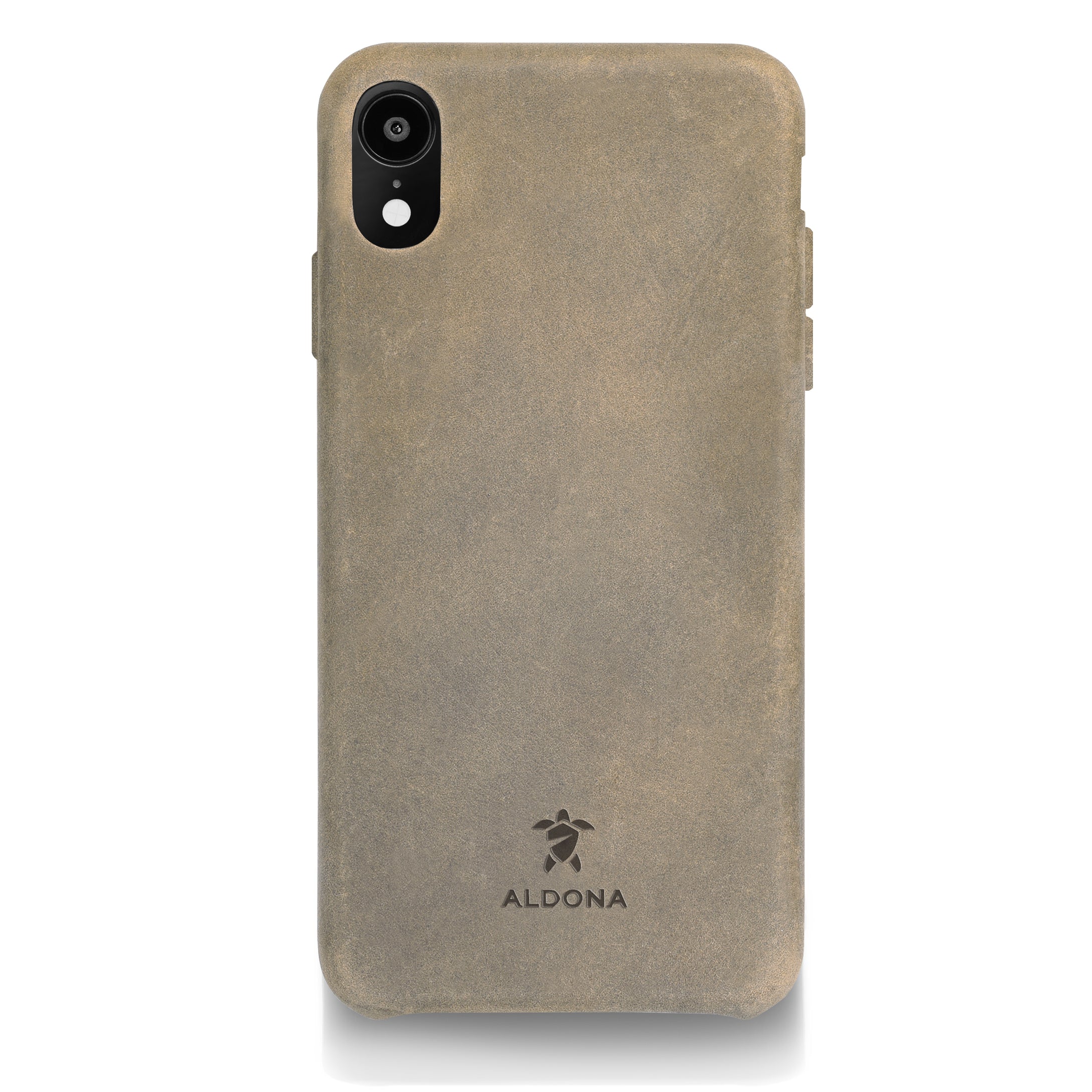 Kalon Leather iPhone XR Snap Case - Burnt Tobacco Colour