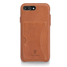 Load image into Gallery viewer, Baxter Leather iPhone 8 Plus / 7 Plus Card Case - Wild Oak Colour
