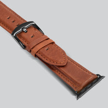 Load image into Gallery viewer, Encantar Leather Apple Watch Strap - 42 mm / 44 mm - Wild Oak Colour
