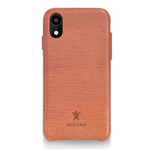 Load image into Gallery viewer, Kalon Leather iPhone XR Snap Case - Wild Oak Colour
