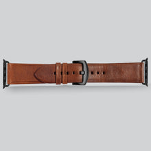 Load image into Gallery viewer, Amar Leather Apple Watch Strap - 42 mm / 44 mm - Wild Oak Colour
