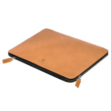 Load image into Gallery viewer, Megaleio Leather Sleeve for 13 Inch MacBook Pro (2016-2018) - Vintage Tan Colour
