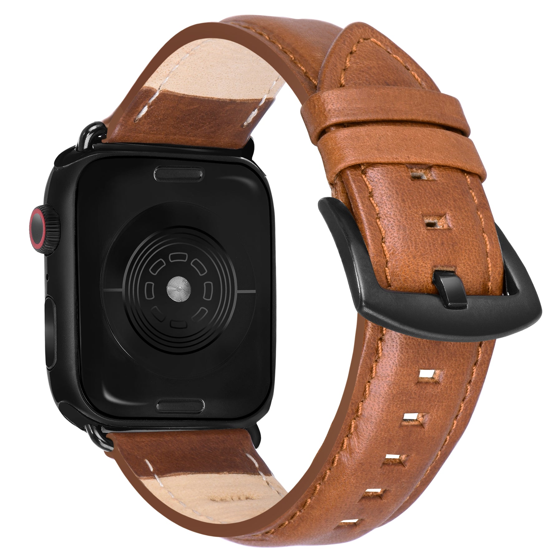 Encantar Leather Apple Watch Strap - 38 mm / 40 mm - Wild Oak Colour