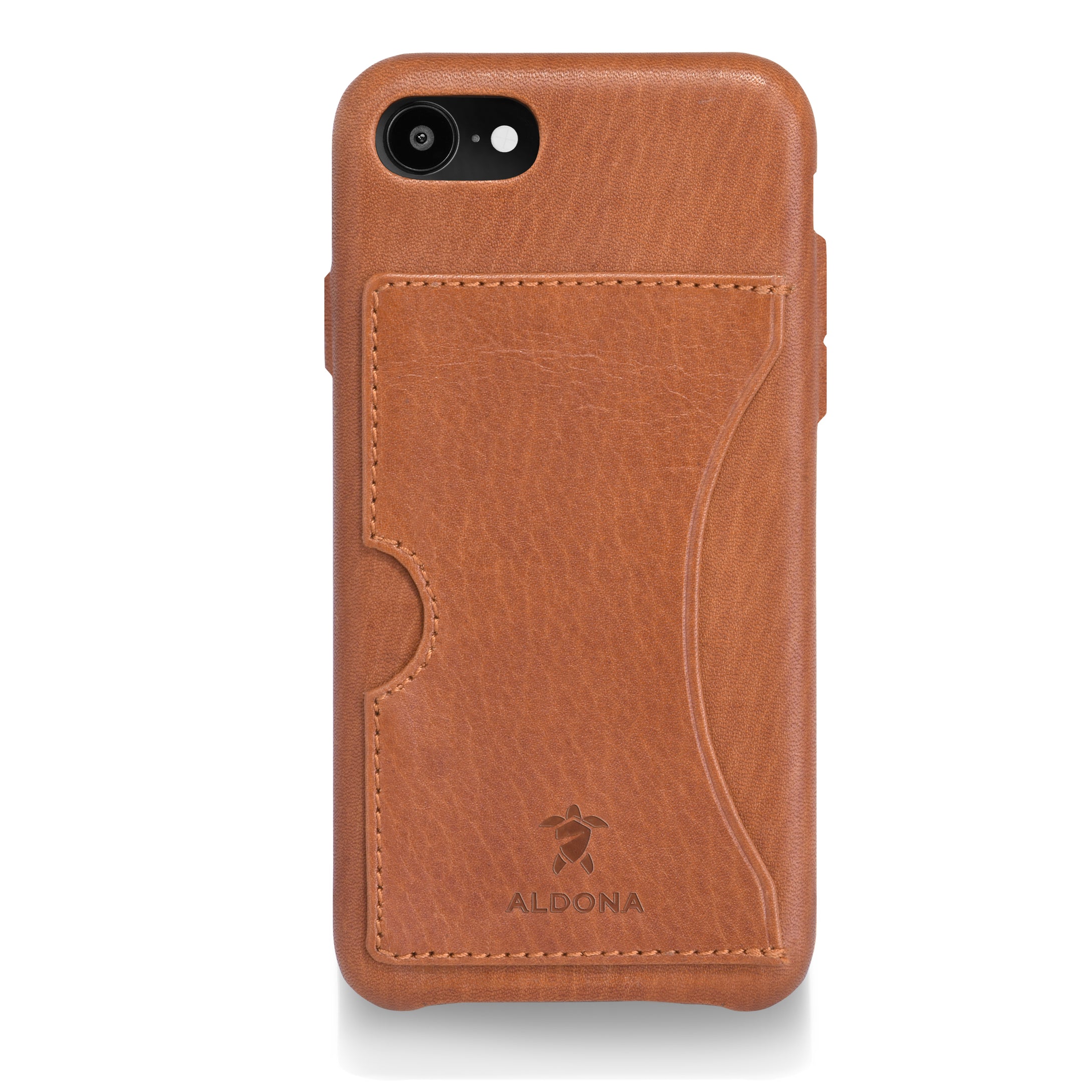 Baxter Leather iPhone 8 / 7 Card Case - Wild Oak Colour