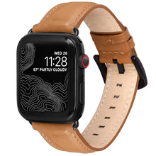 Load image into Gallery viewer, Encantar Leather Apple Watch Strap - 38 mm / 40 mm - Vintage Tan Colour
