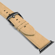 Load image into Gallery viewer, Amar Leather Apple Watch Strap - 42 mm / 44 mm - Natural Camel Colour
