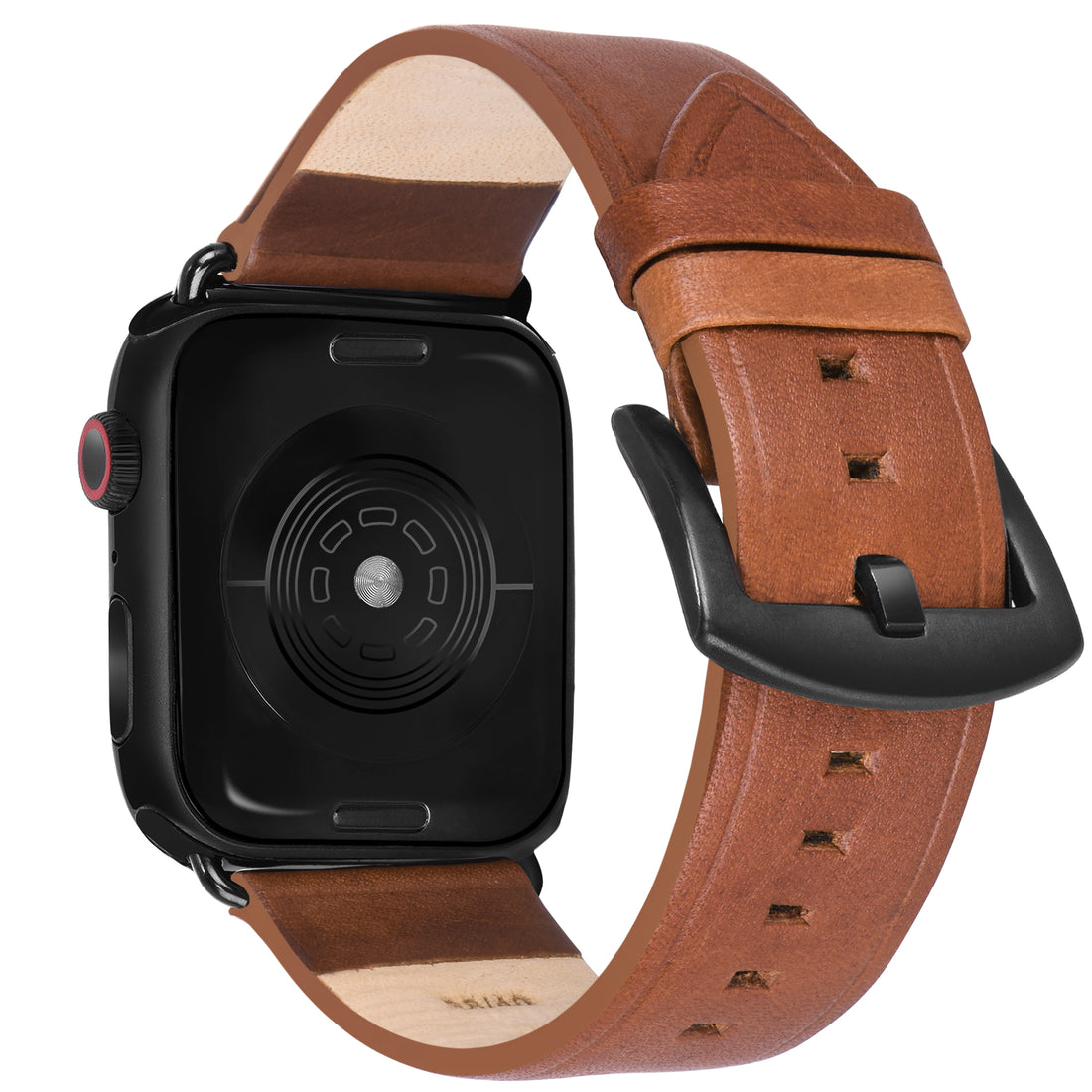Amar Leather Apple Watch Strap - 38 mm, 40 mm and 41 mm - Wild Oak Colour