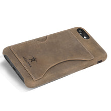 Load image into Gallery viewer, Baxter Leather iPhone 8 / 7 Card Case - Burnt Tobacco Colour
