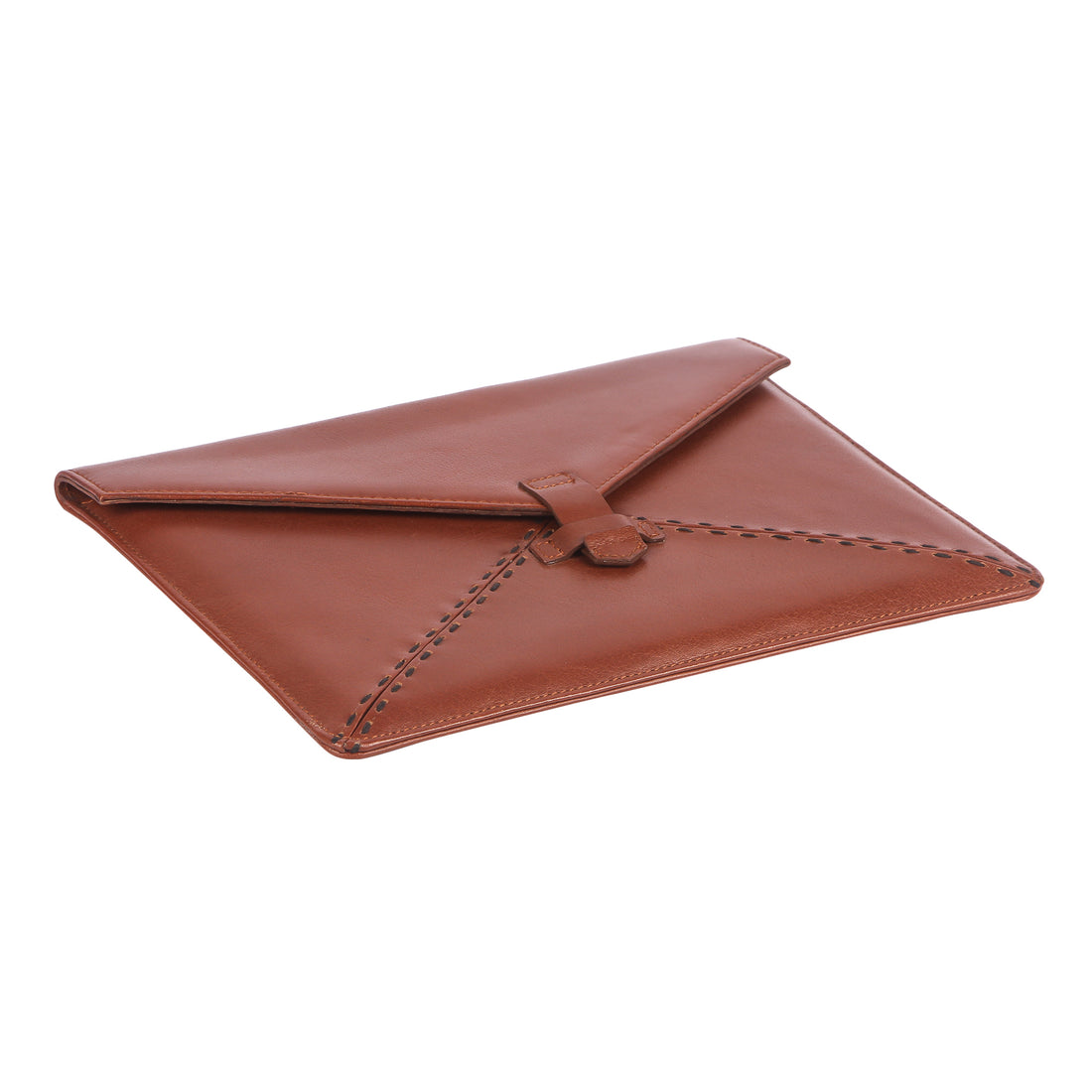 Signature Leather Sleeve for 12.9 iPad Pro - Cognac Colour