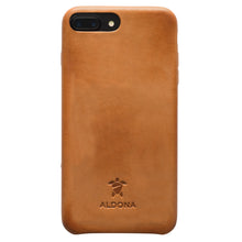 Load image into Gallery viewer, Kalon Leather iPhone 8 Plus / 7 Plus Snap Case - Vintage Tan Colour
