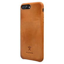 Load image into Gallery viewer, Kalon Leather iPhone 8 Plus / 7 Plus Snap Case - Vintage Tan Colour
