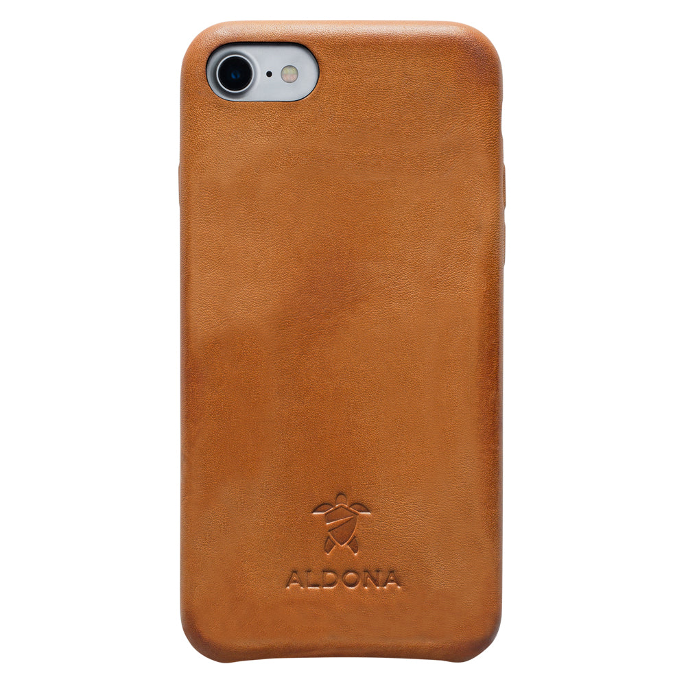 Kalon Leather iPhone 8 / 7 Snap Case - Vintage Tan Colour