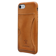 Load image into Gallery viewer, Baxter Leather iPhone 8 / 7 Card Case - Vintage Tan Colour
